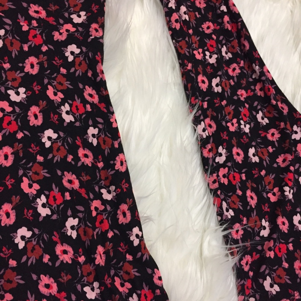 NWT Mock Neck Floral A-line Dress - Picture 7 of 8